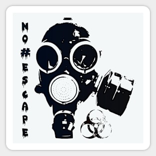 NO ESCAPE apocalypse Sticker